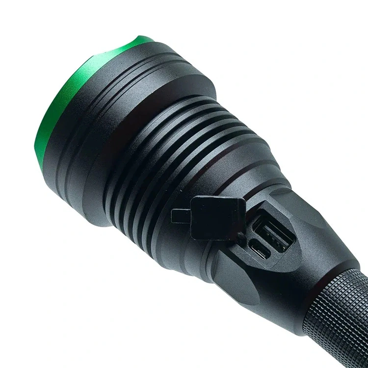 3000lumen High Power Zoom Cob Flashlight
