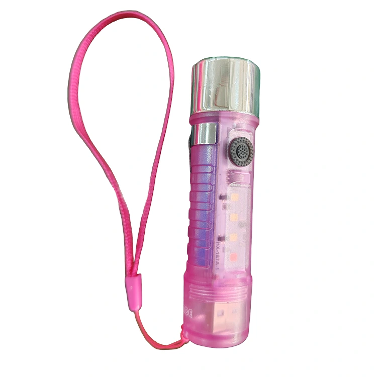 মিনি USB চার্জিং LED টর্চলাইট সঙ্গে চুম্বক